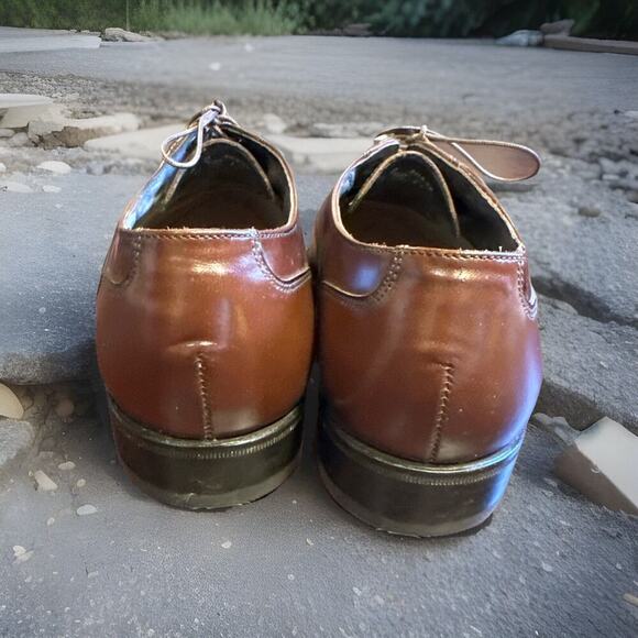 Sz 8 D FLORSHEIM Men's Dress Shoes Cap Toe Balmoral Oxford Leather - Picture 5 of 11